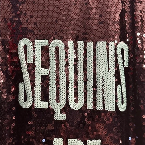 sequins are forever tshirt dress Oversize Sequin Tshirt Midnights Dress